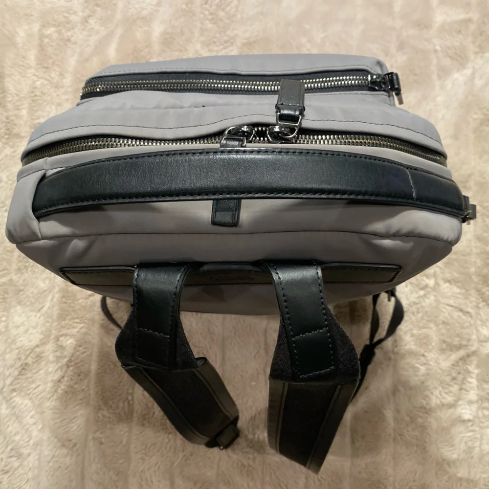 TUMI Harrison Nylon Bates. Gray/Black Backpack- Excellent condition